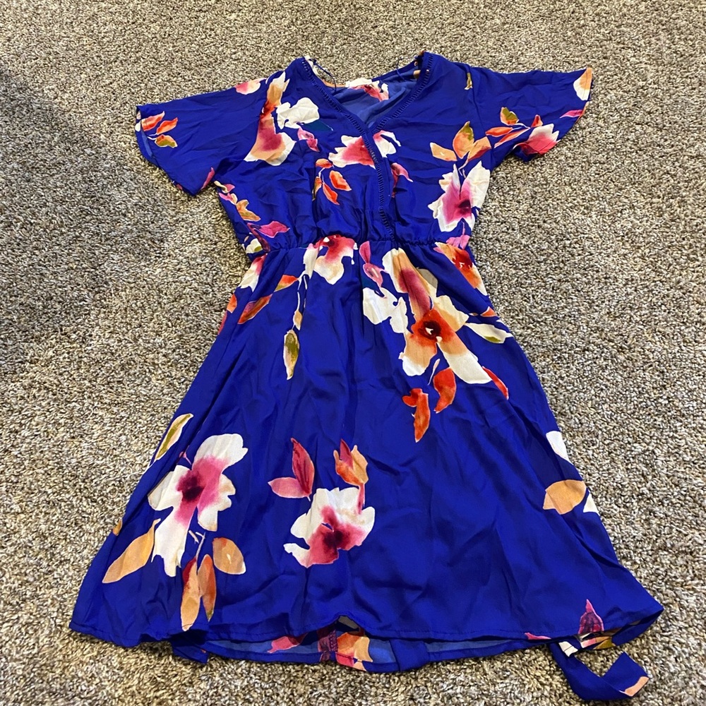 Sienna Sky Faux Wrap Dress